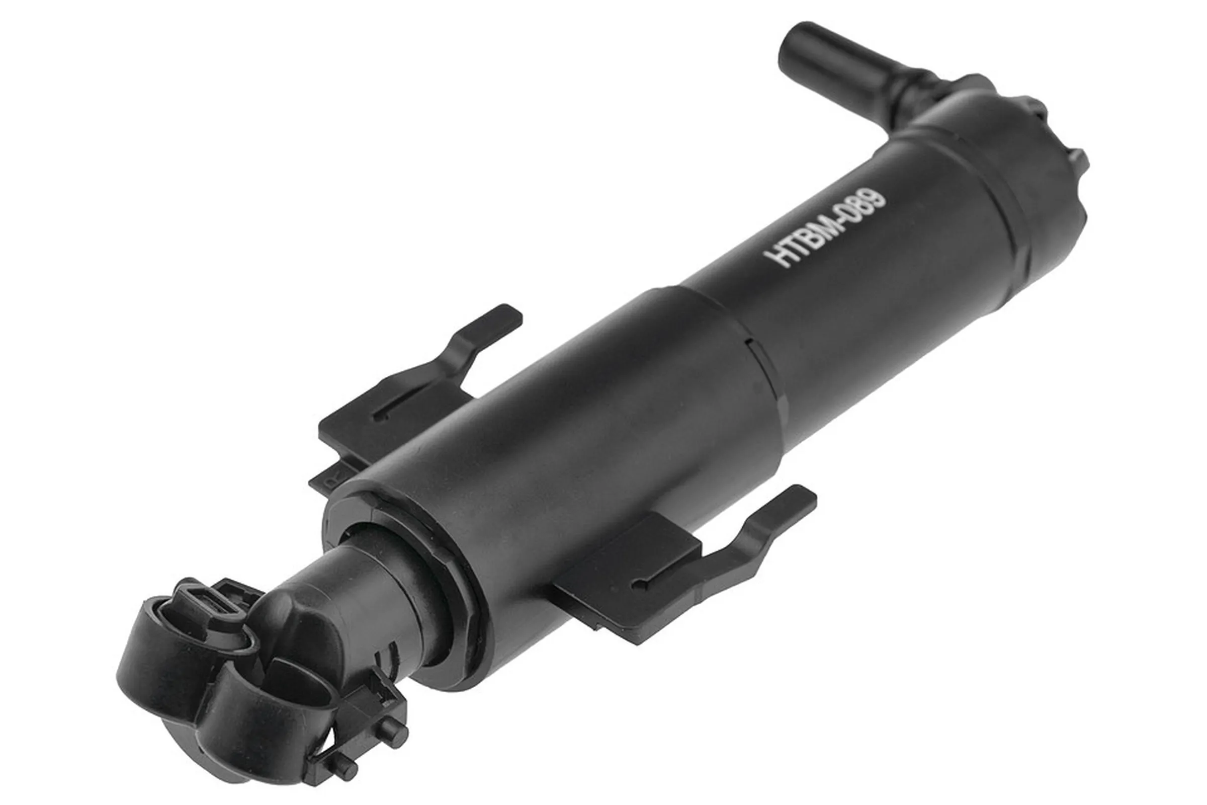 Washer fluid jet, headlight cleaning