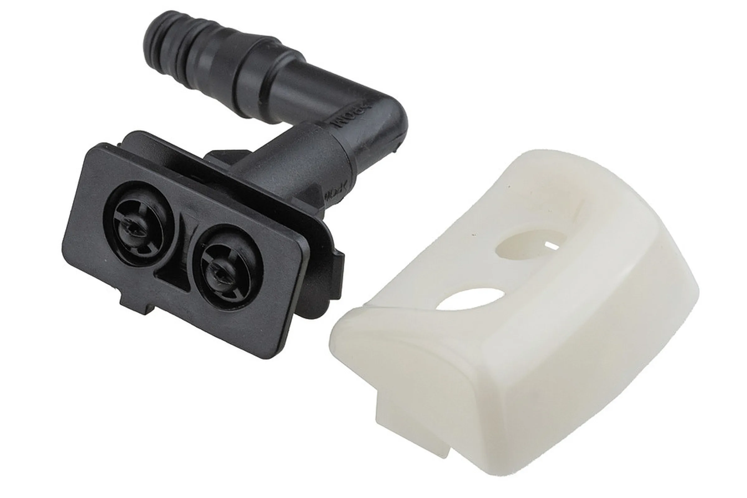 Washer fluid jet, headlight cleaning