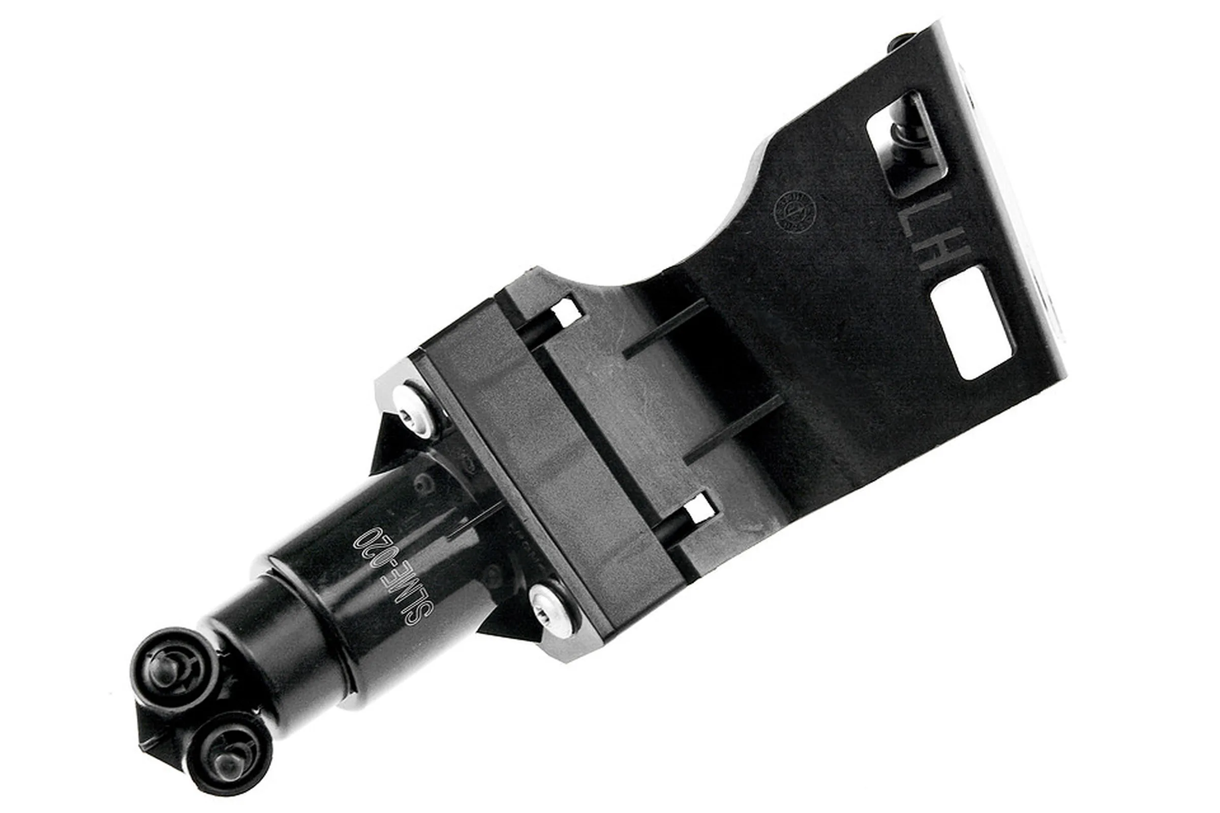 Washer fluid jet, headlight cleaning