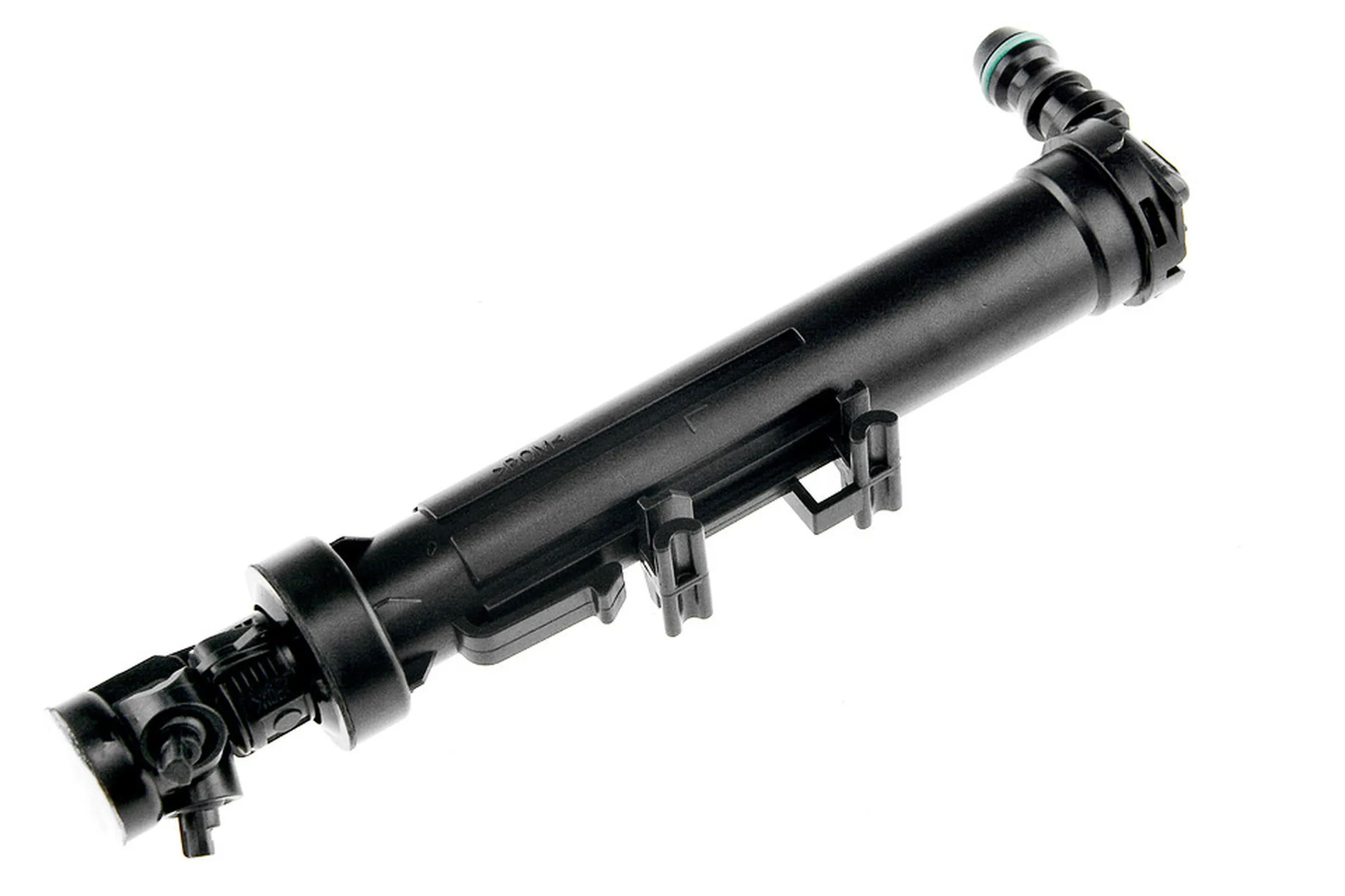 Washer fluid jet, headlight cleaning