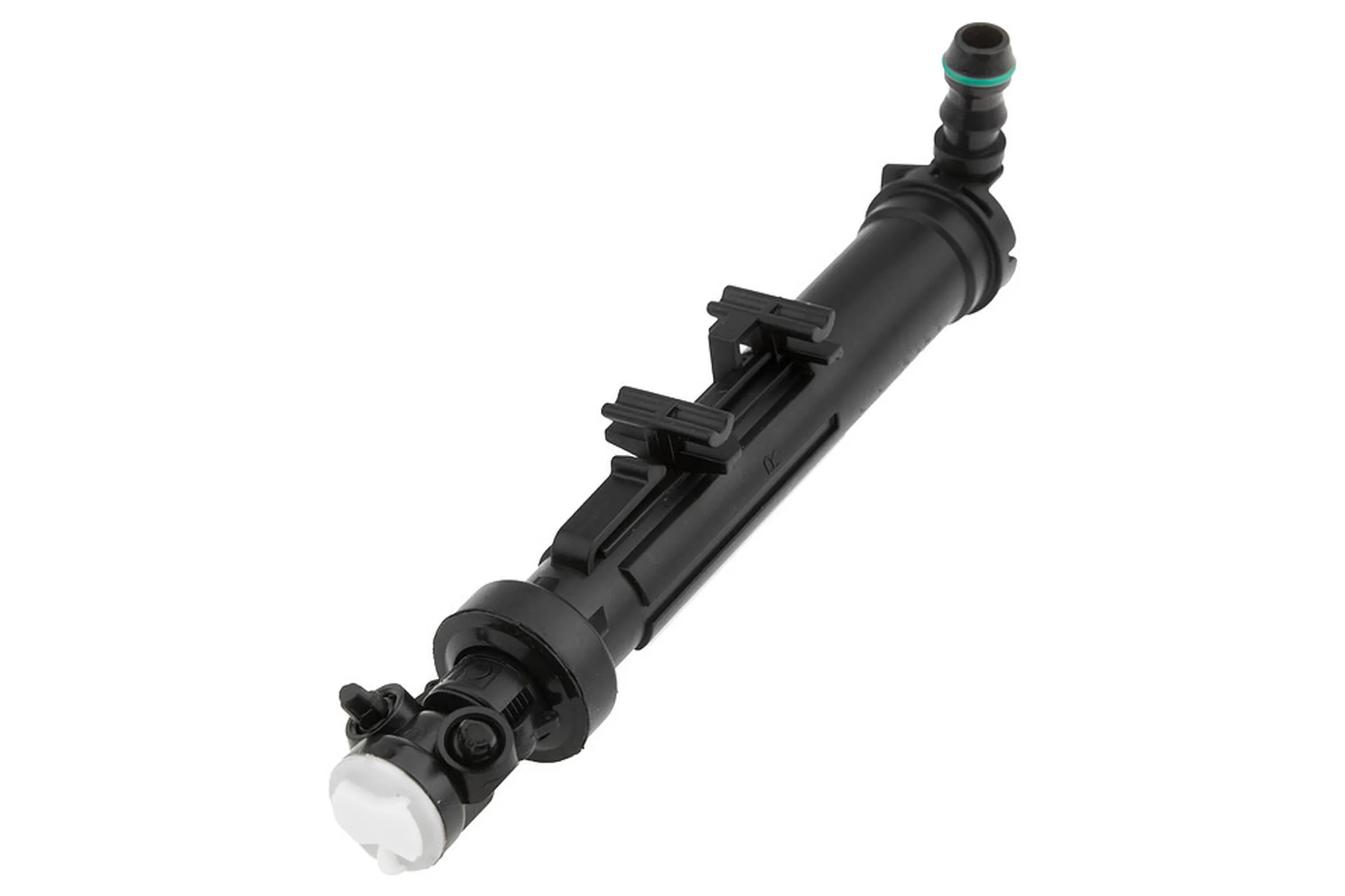 Washer fluid jet, headlight cleaning