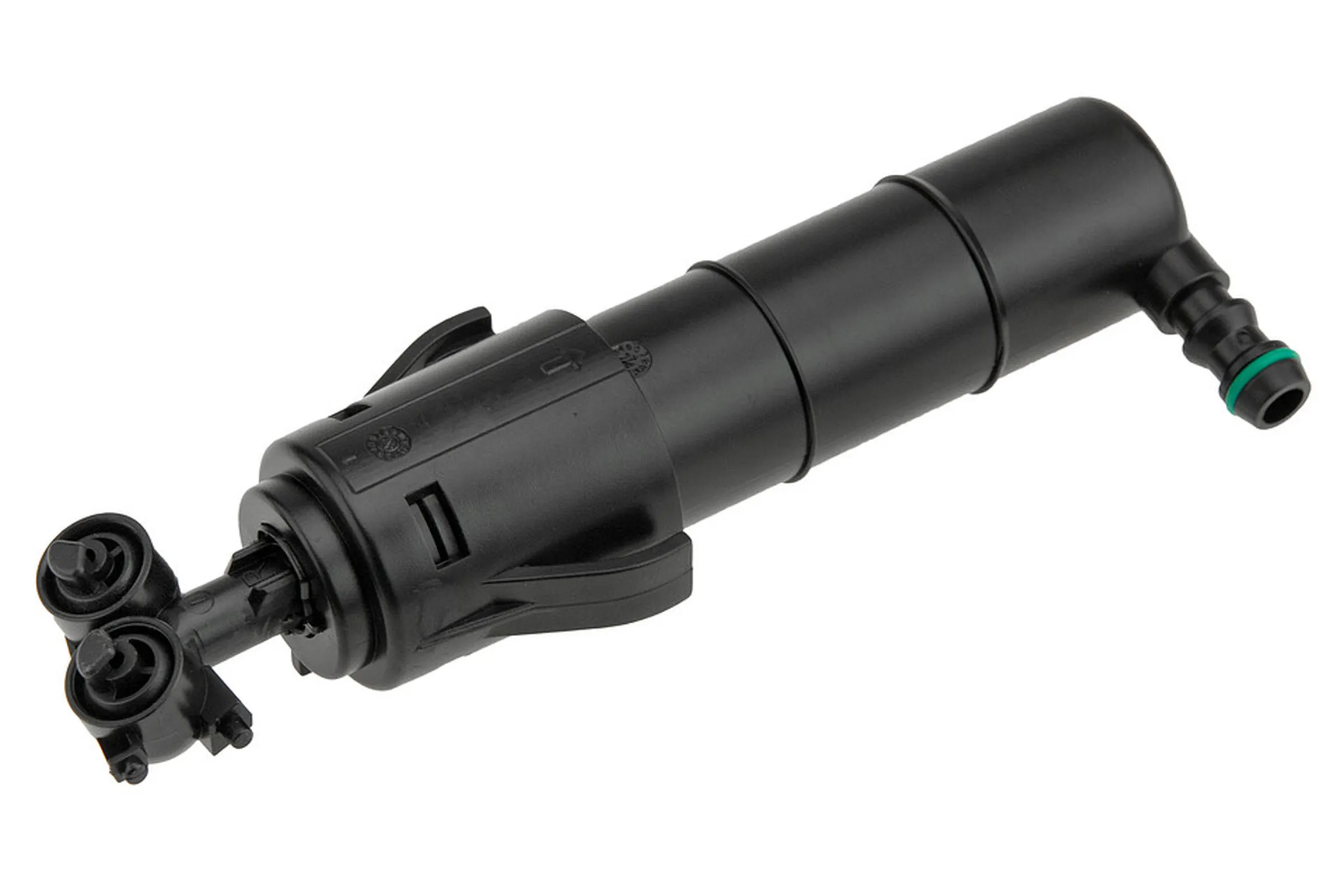 Washer fluid jet, headlight cleaning