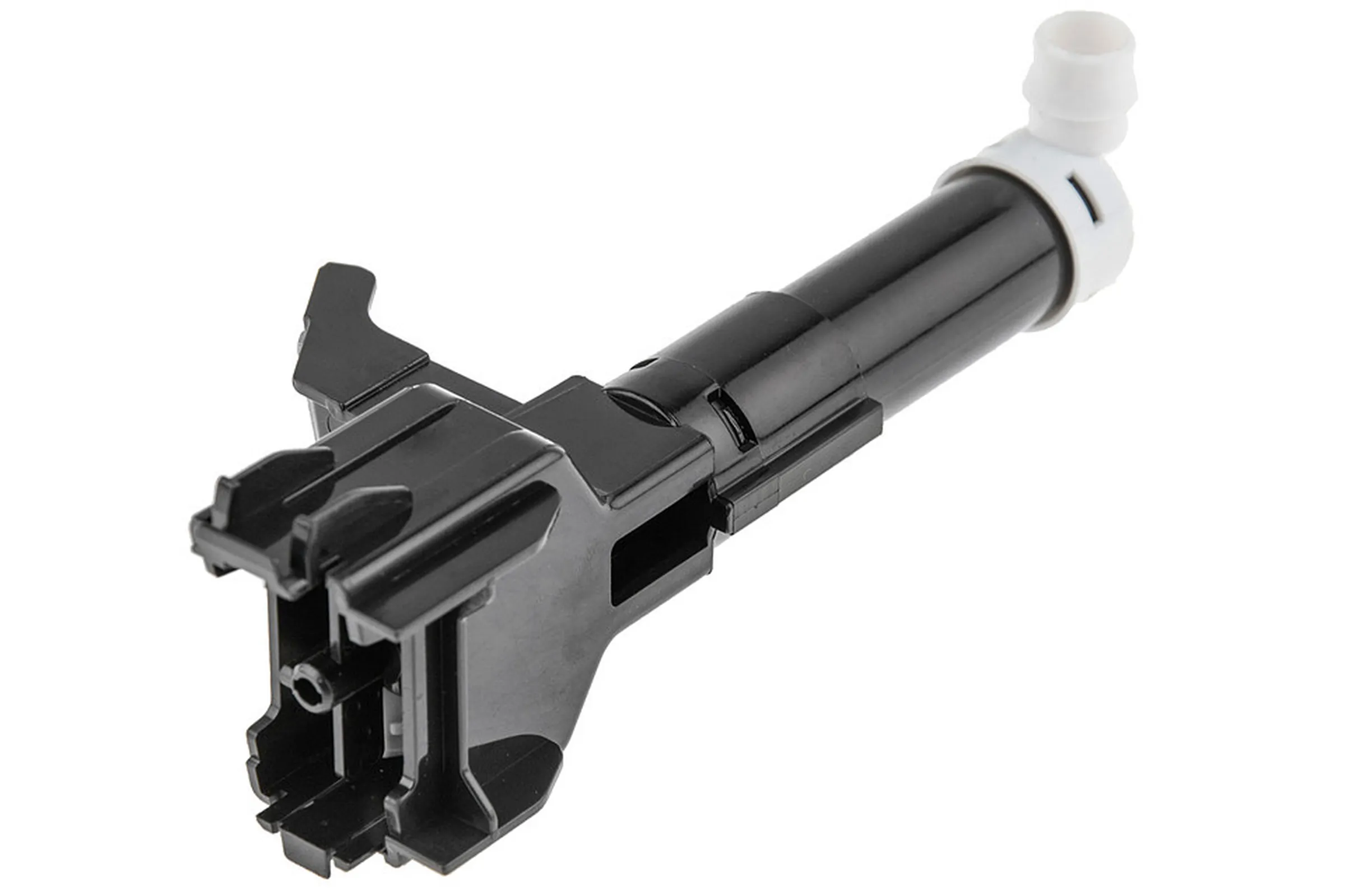 Washer fluid jet, headlight cleaning