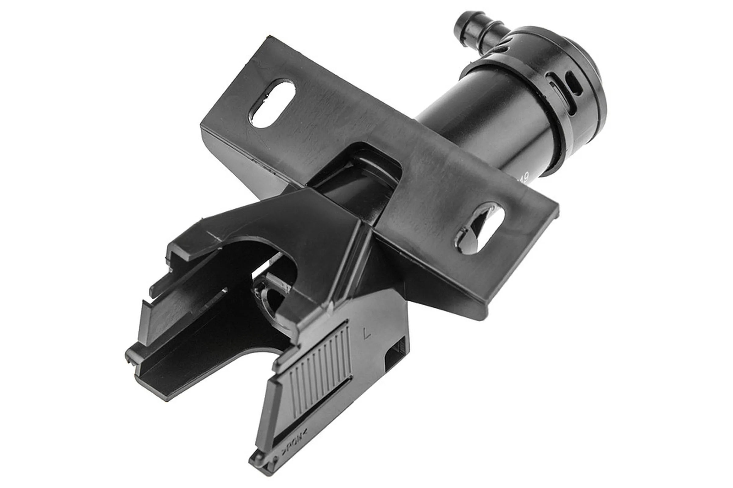 Washer fluid jet, headlight cleaning