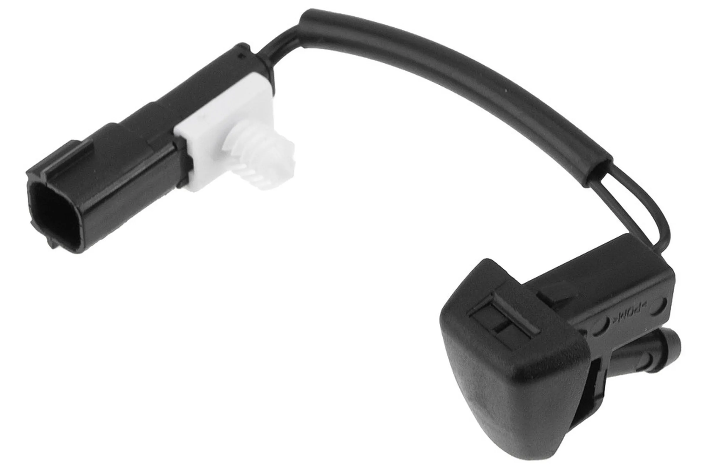 Washer fluid jet, window cleaning