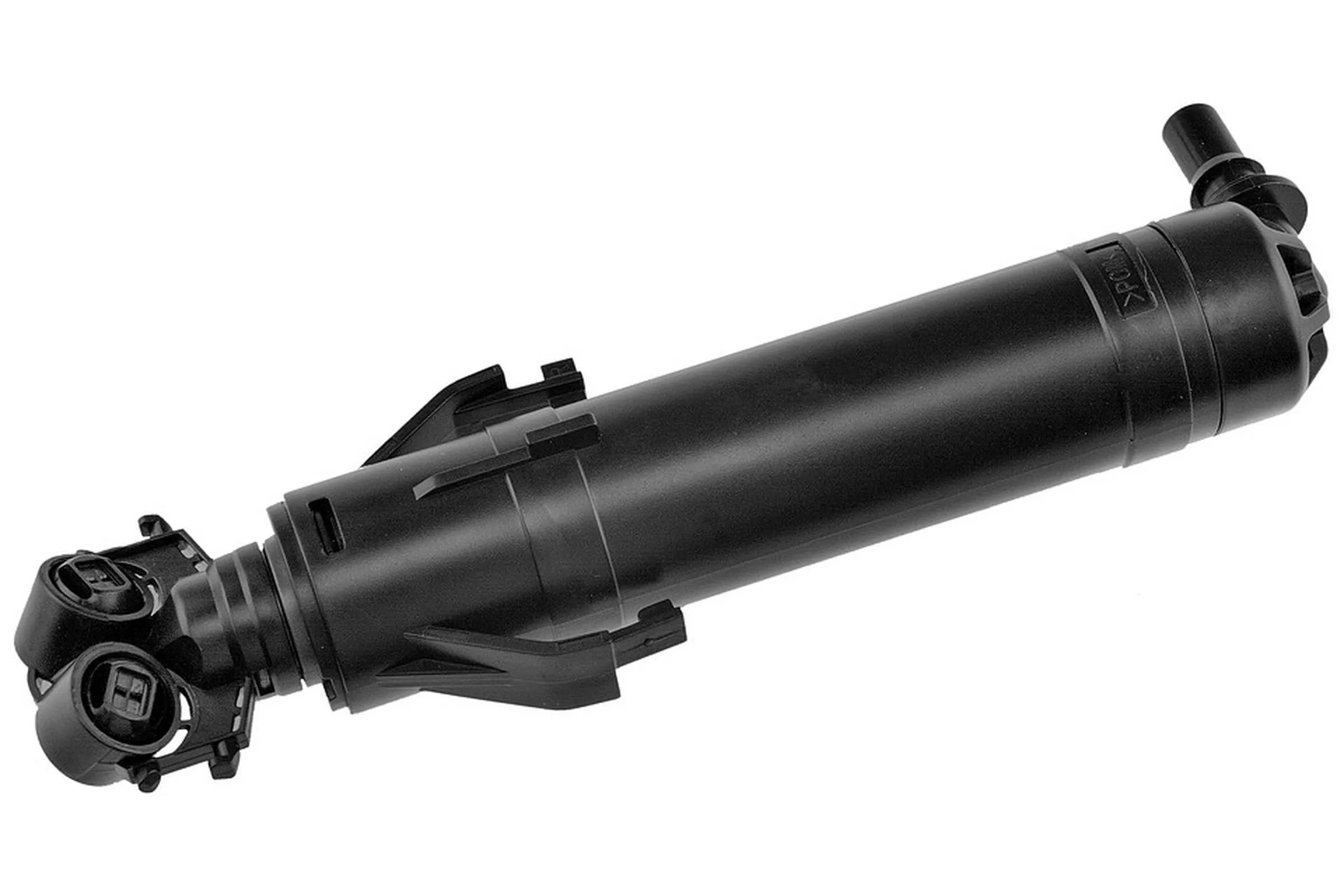 Washer fluid jet, headlight cleaning