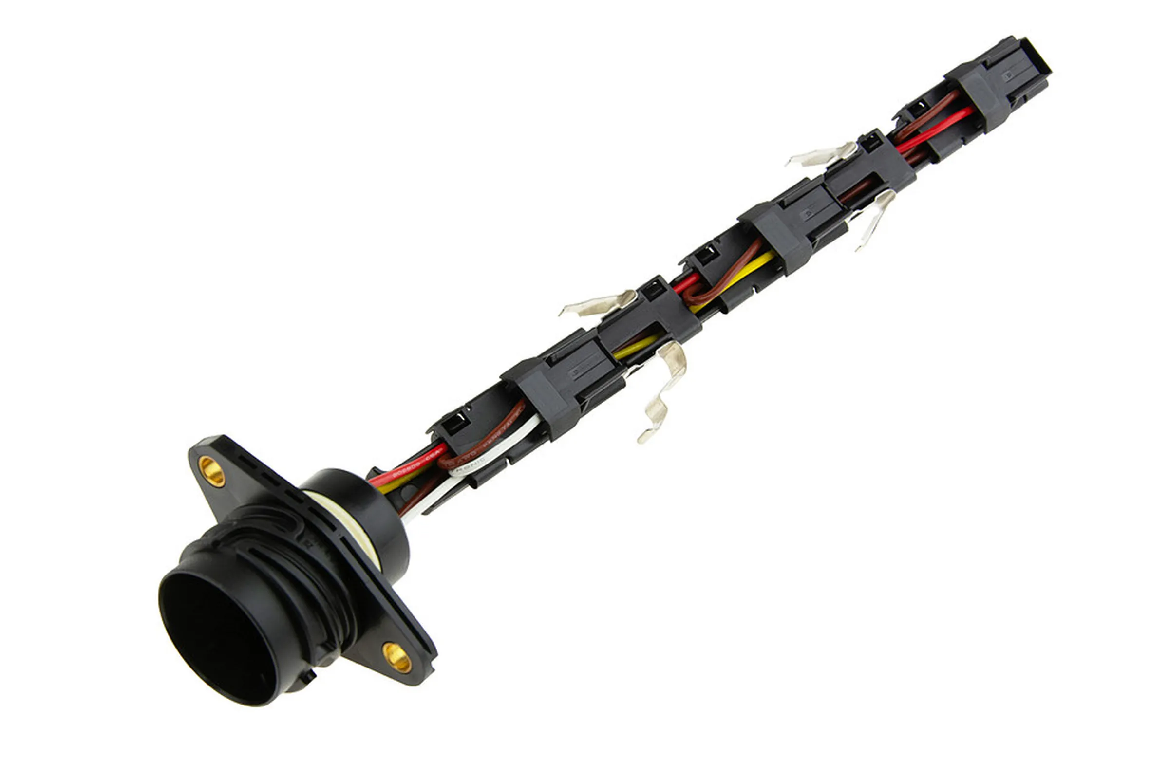 Connecting cable, injector