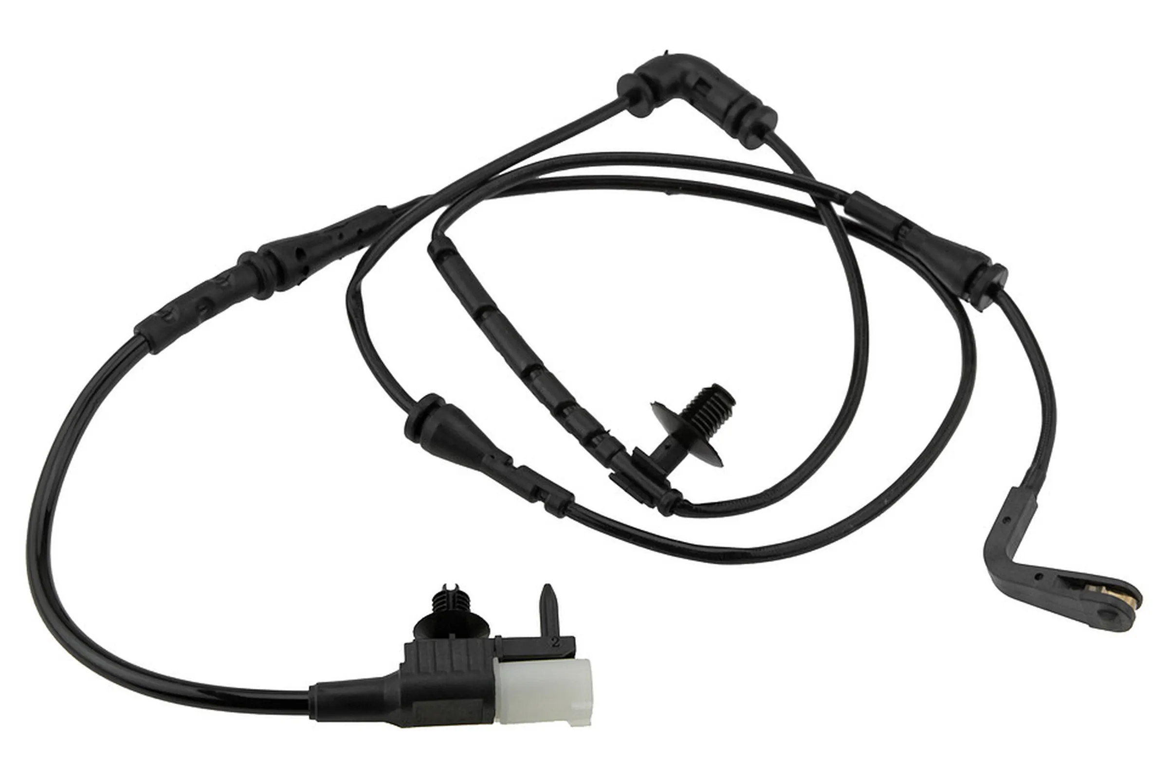 Warning contact, brake pad wear