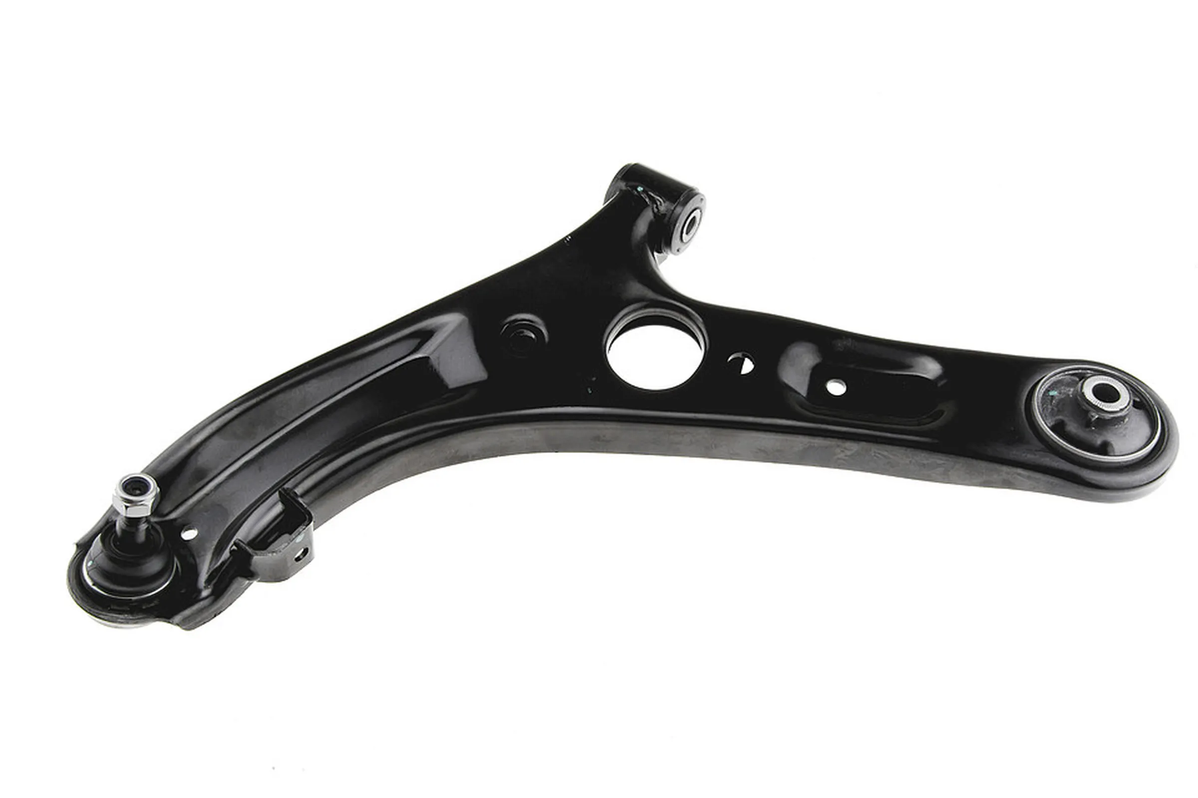 Control/trailing arm, wheel suspension