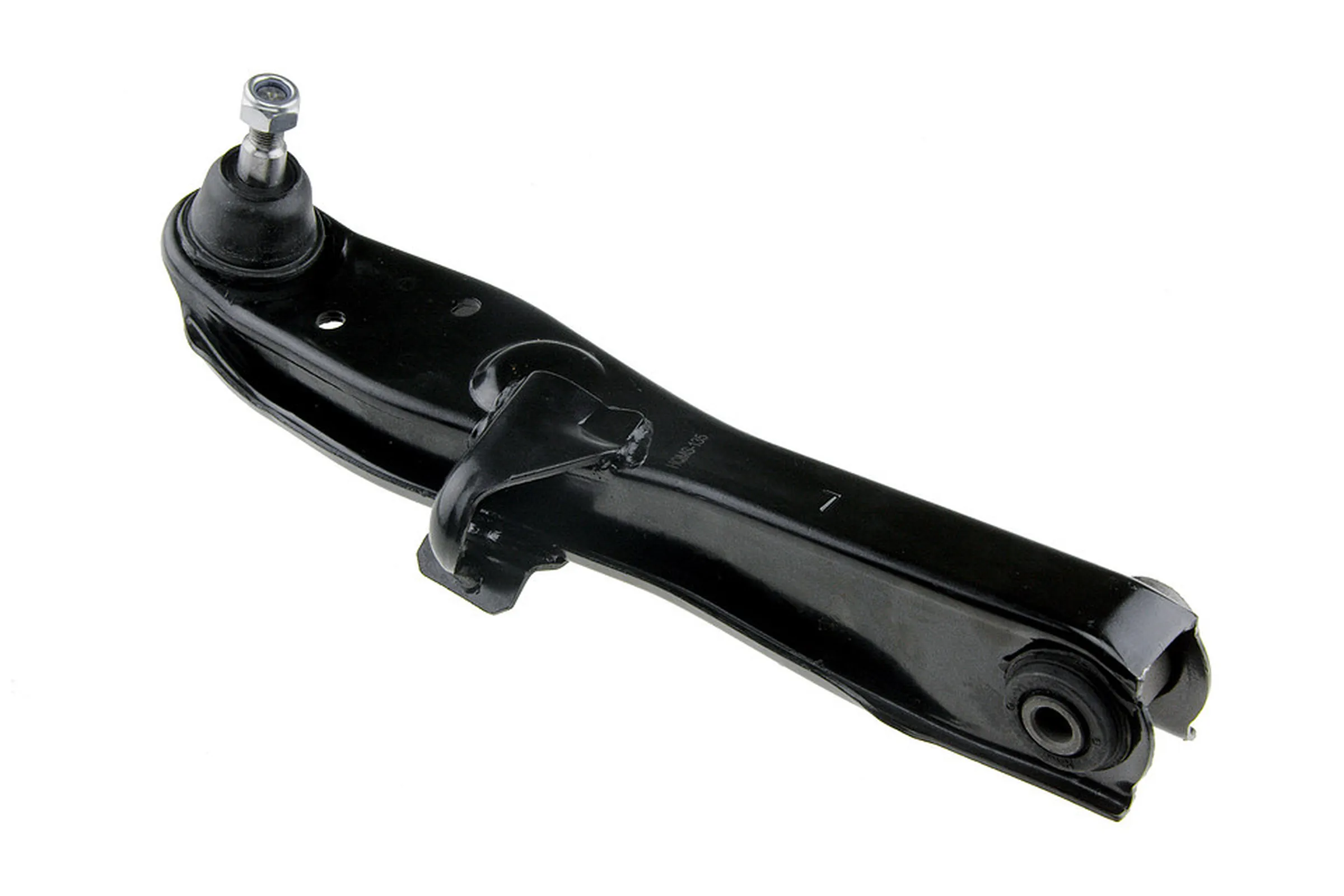 Control/trailing arm, wheel suspension