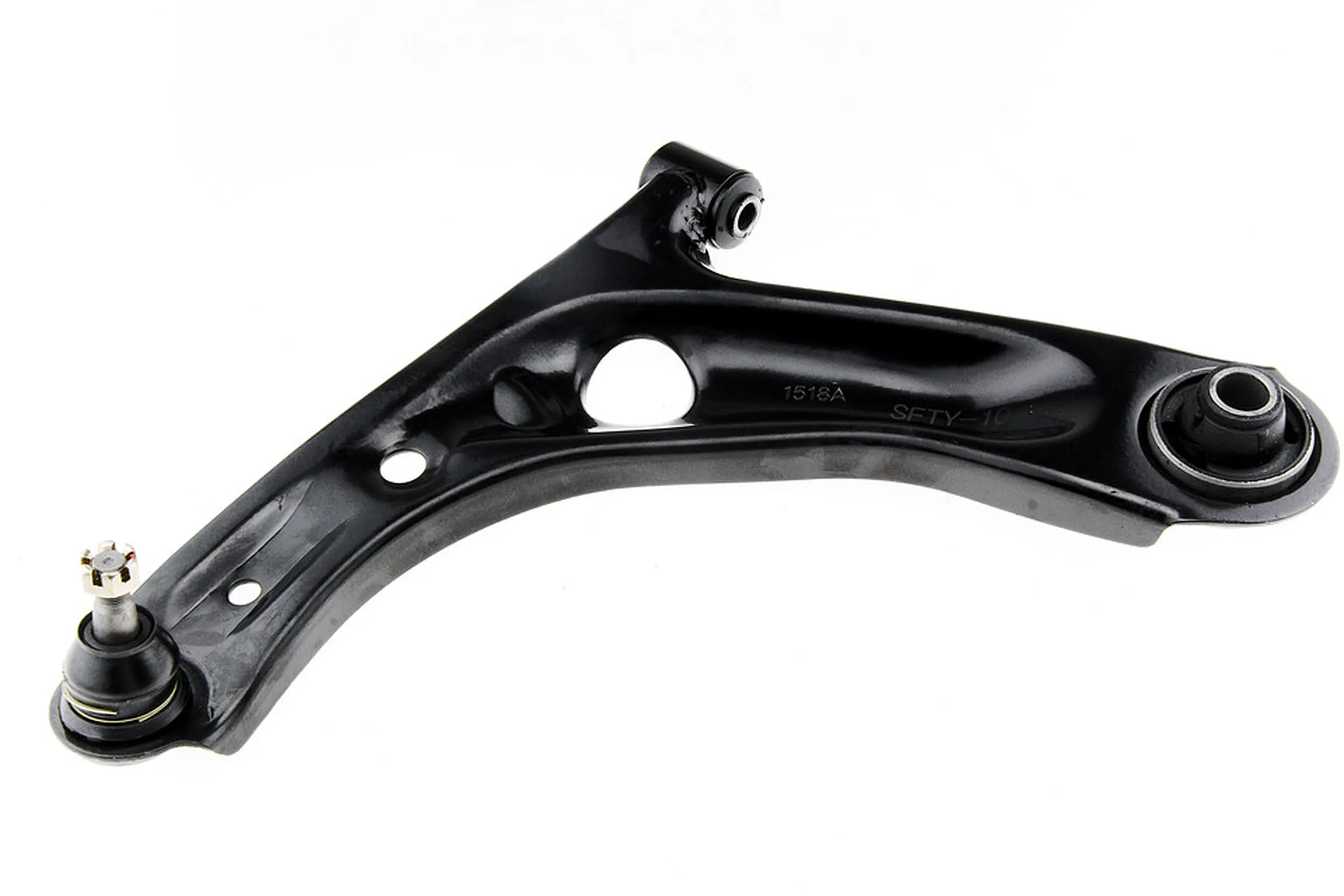 Control/trailing arm, wheel suspension