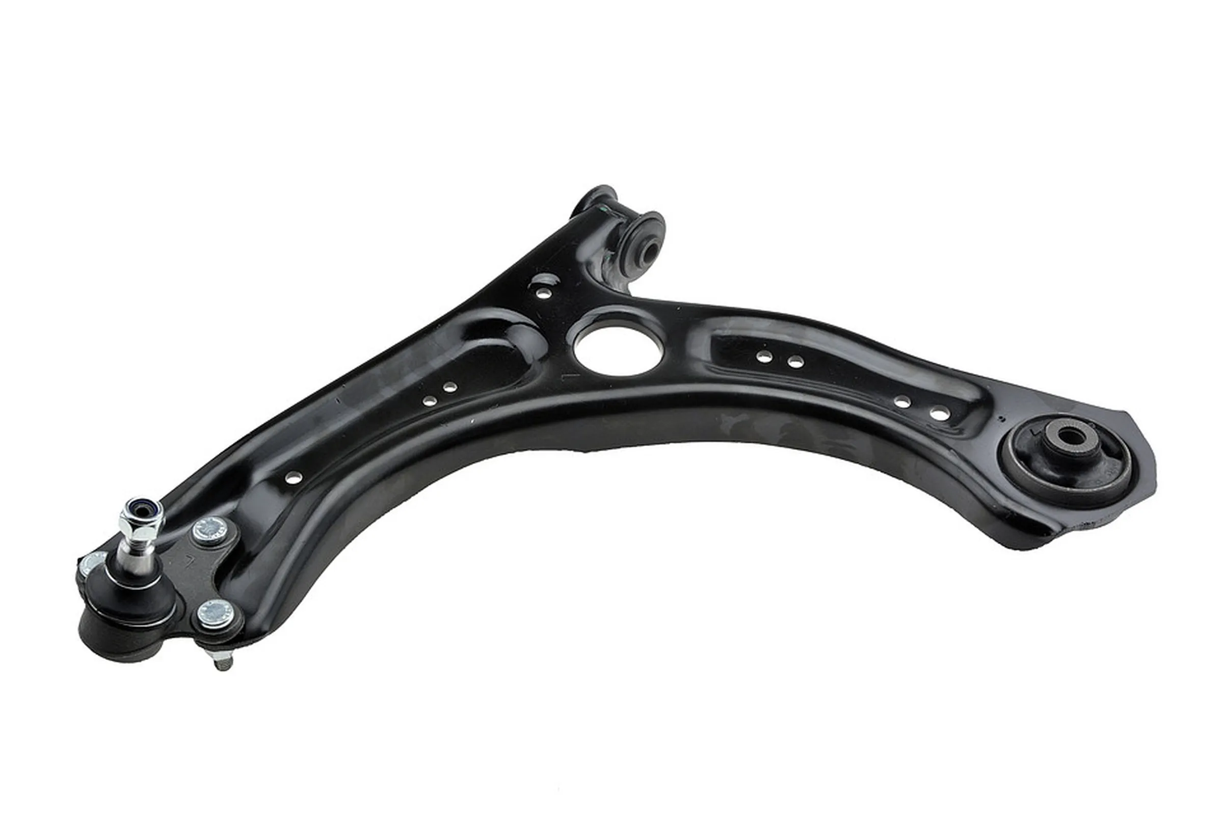 Control/trailing arm, wheel suspension