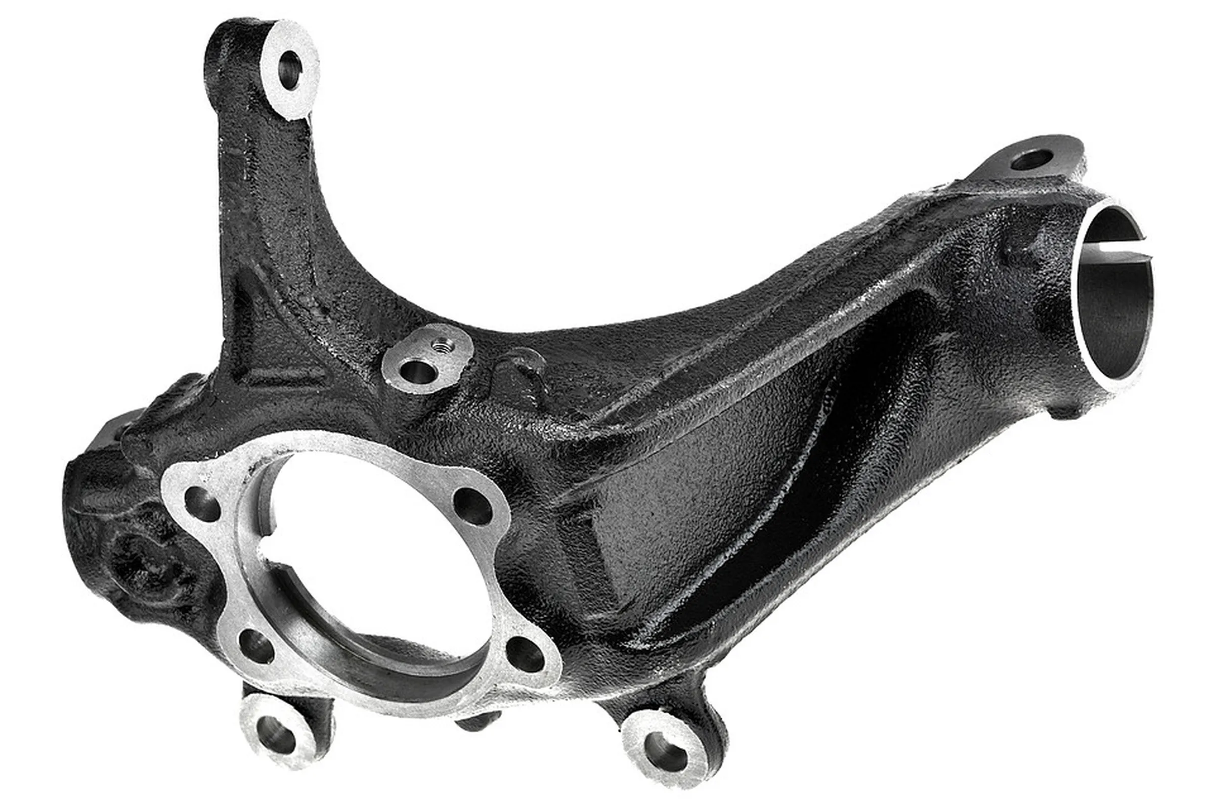 Steering knuckle, wheel suspension