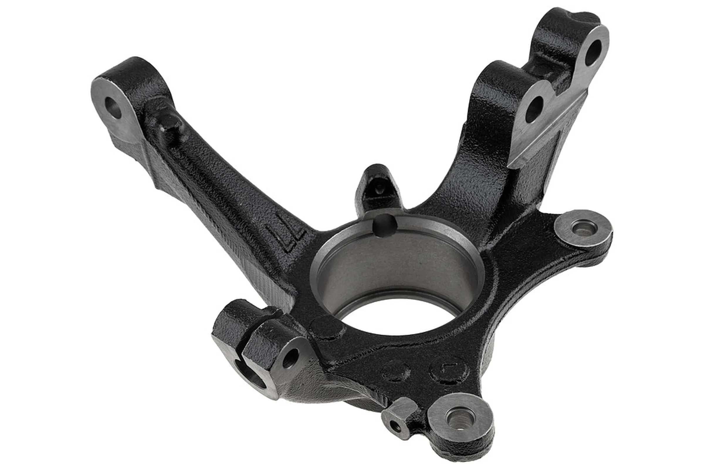 Steering knuckle, wheel suspension
