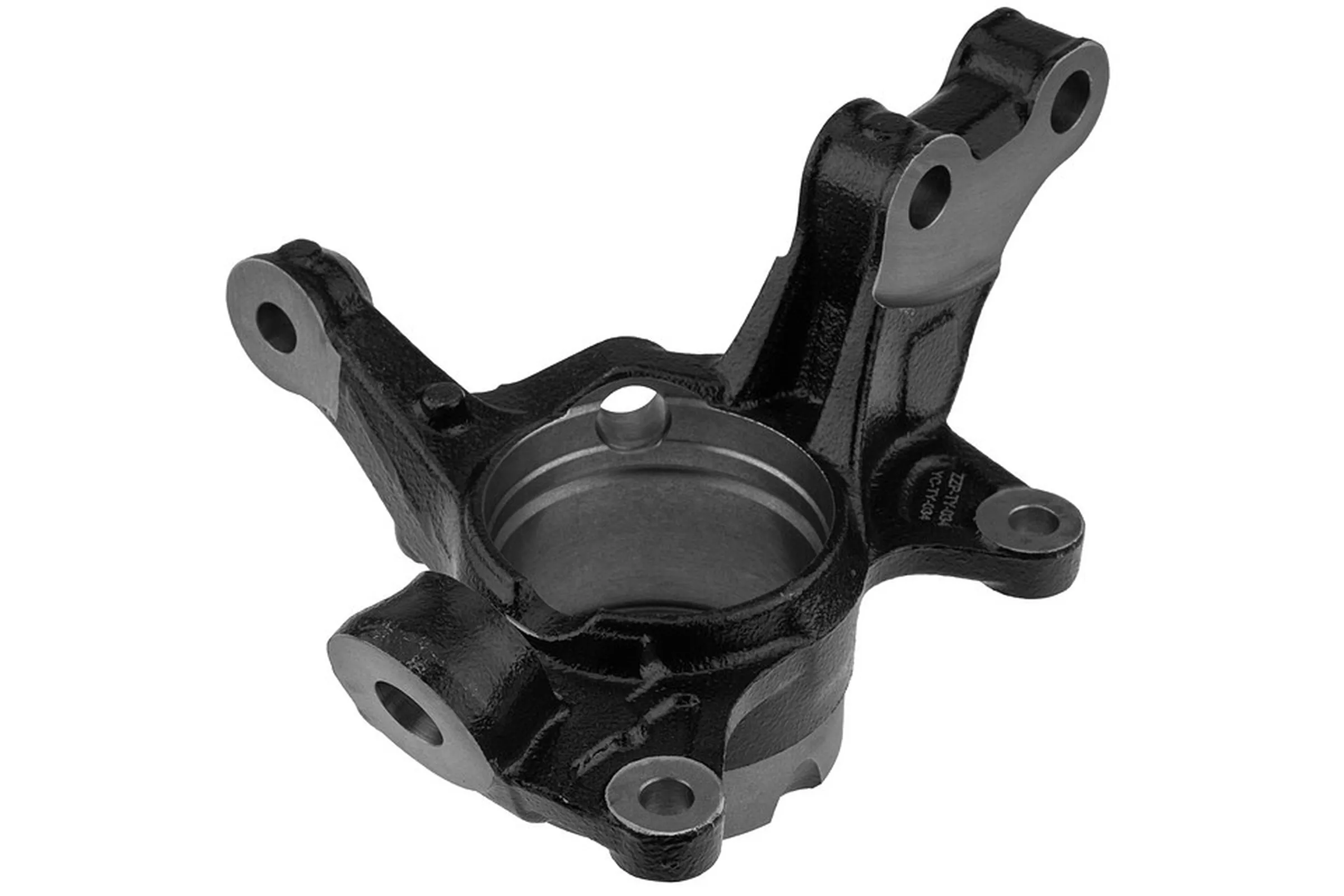 Steering knuckle, wheel suspension
