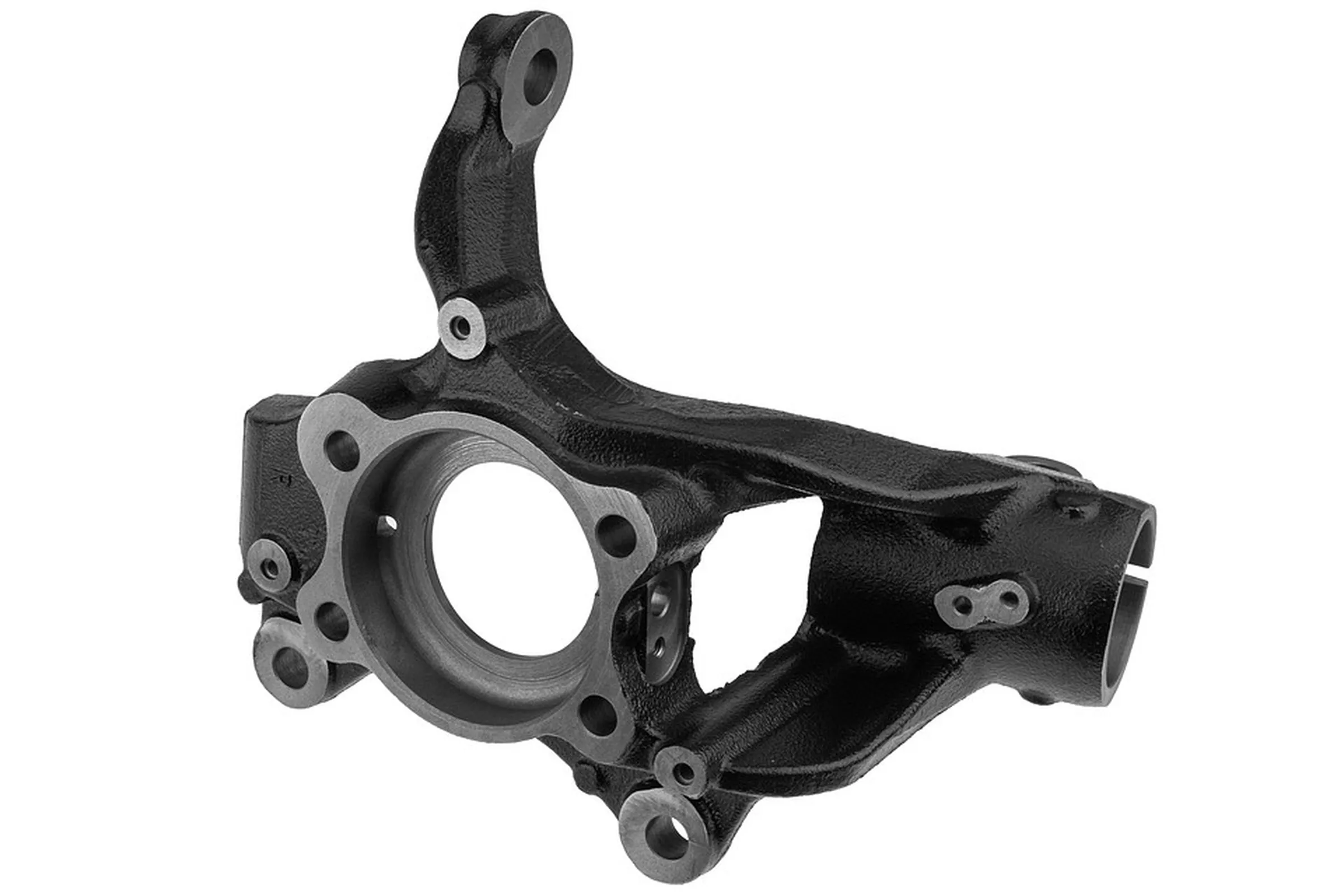 Steering knuckle, wheel suspension