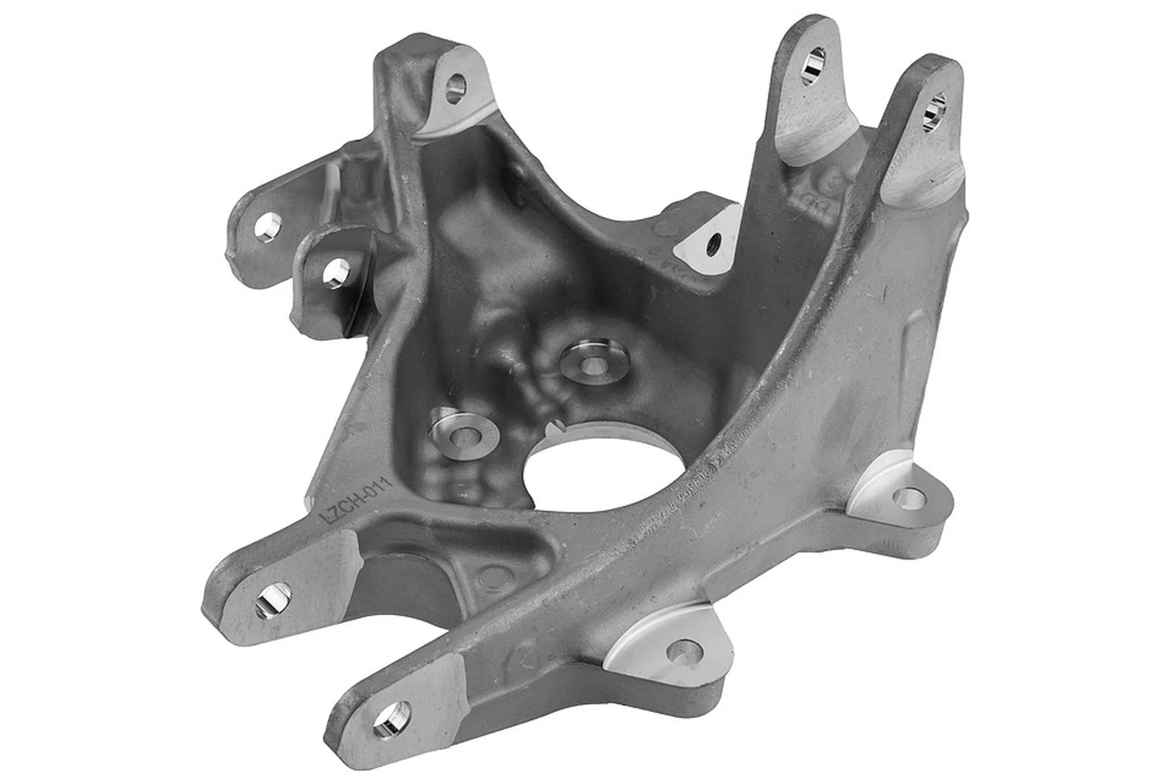 Steering knuckle, wheel suspension