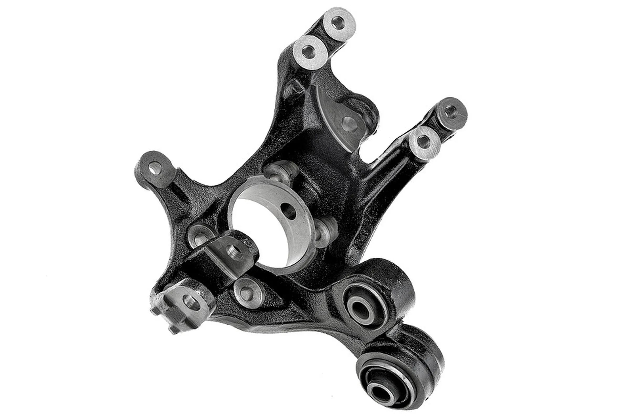 Steering knuckle, wheel suspension